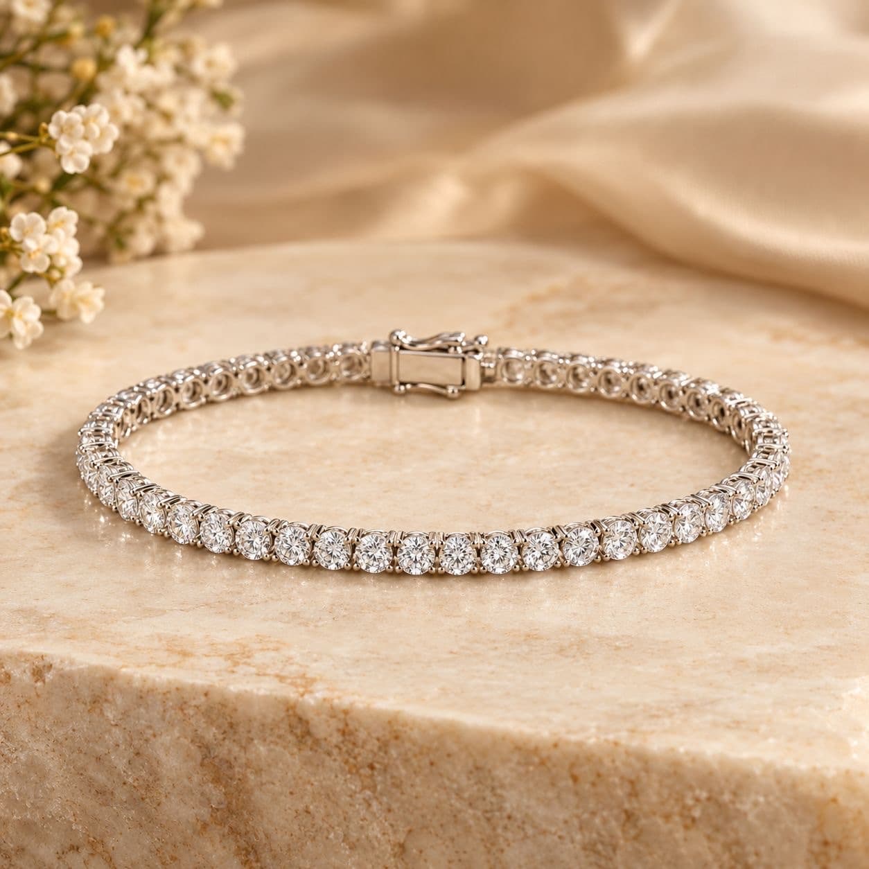 Diamond tennis bracelet